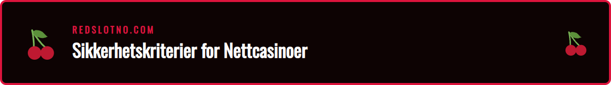 Grafikk som viser viktige evalueringskriterier for Redslot.