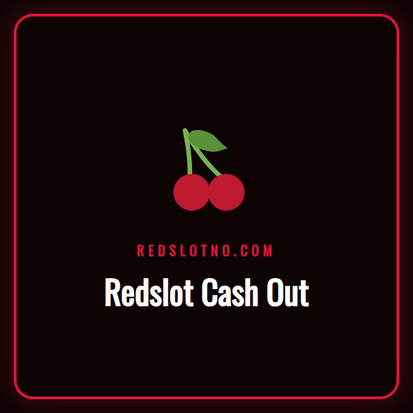 En spiller som vurderer Redslot Cash Out på en mobiltelefon.