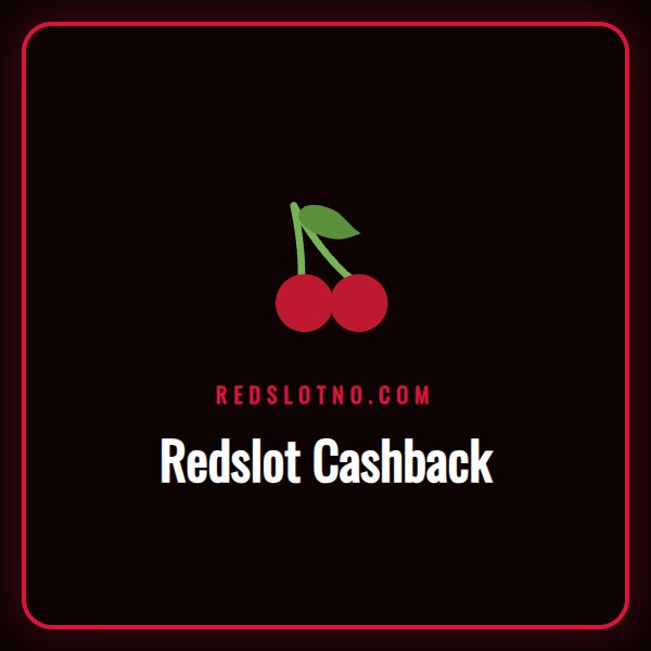 En illustrasjon som viser Redslot Cashback-prosessen for norske spillere.