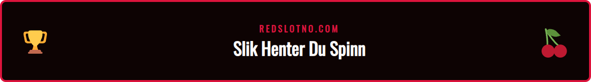 Skjermbilde som viser bonusseksjonen for Redslot spinnbonuser.