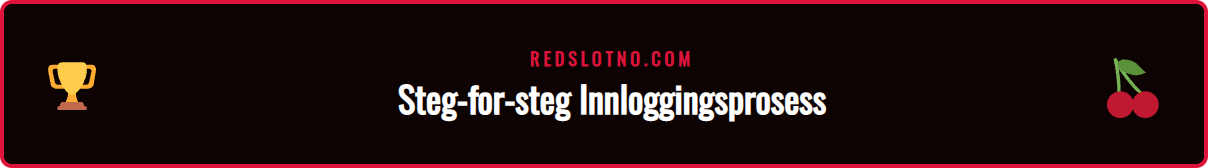 Illustrasjon av en sikker Redslot spiller innlogging på mobiltelefon.