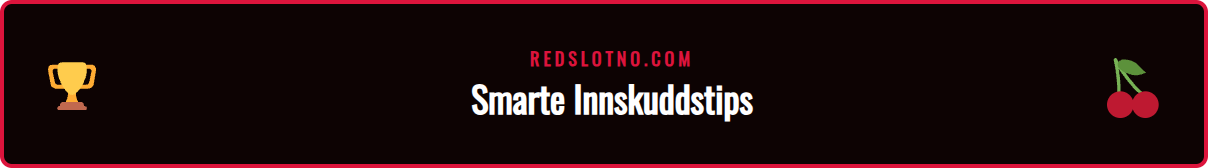 En oversikt over Redslot betalingsmetoder for raske innskudd.