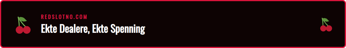 En oversikt over et elegant Redslot Live Blackjack-studio