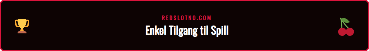 Steg-for-steg guide som viser hvordan man logger inn på Redslot mobil.