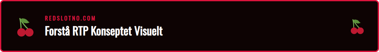 Illustrasjon som forklarer Redslot Return to Player-konseptet.