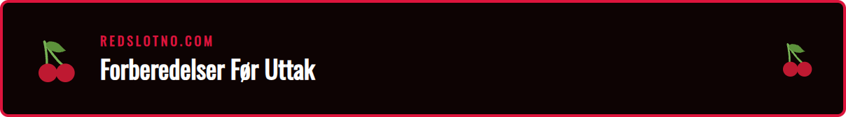 Sjekkliste for å unngå forsinket utbetaling hos Redslot casino.