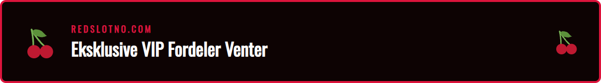 Oversikt over Redslot lojalitetsprogram med bonuser og poeng.