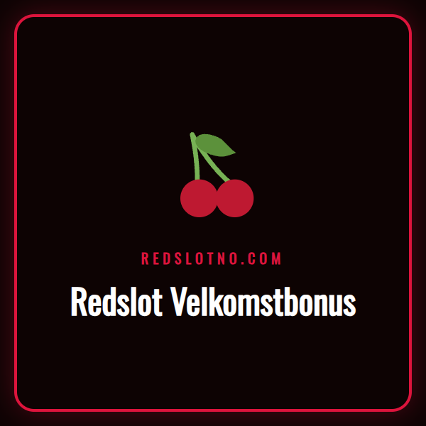 En glad spiller som mottar sin Redslot Velkomstbonus på laptopen.