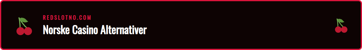 Oversikt over ulike casino-logoer for å illustrere Redslot alternativ.